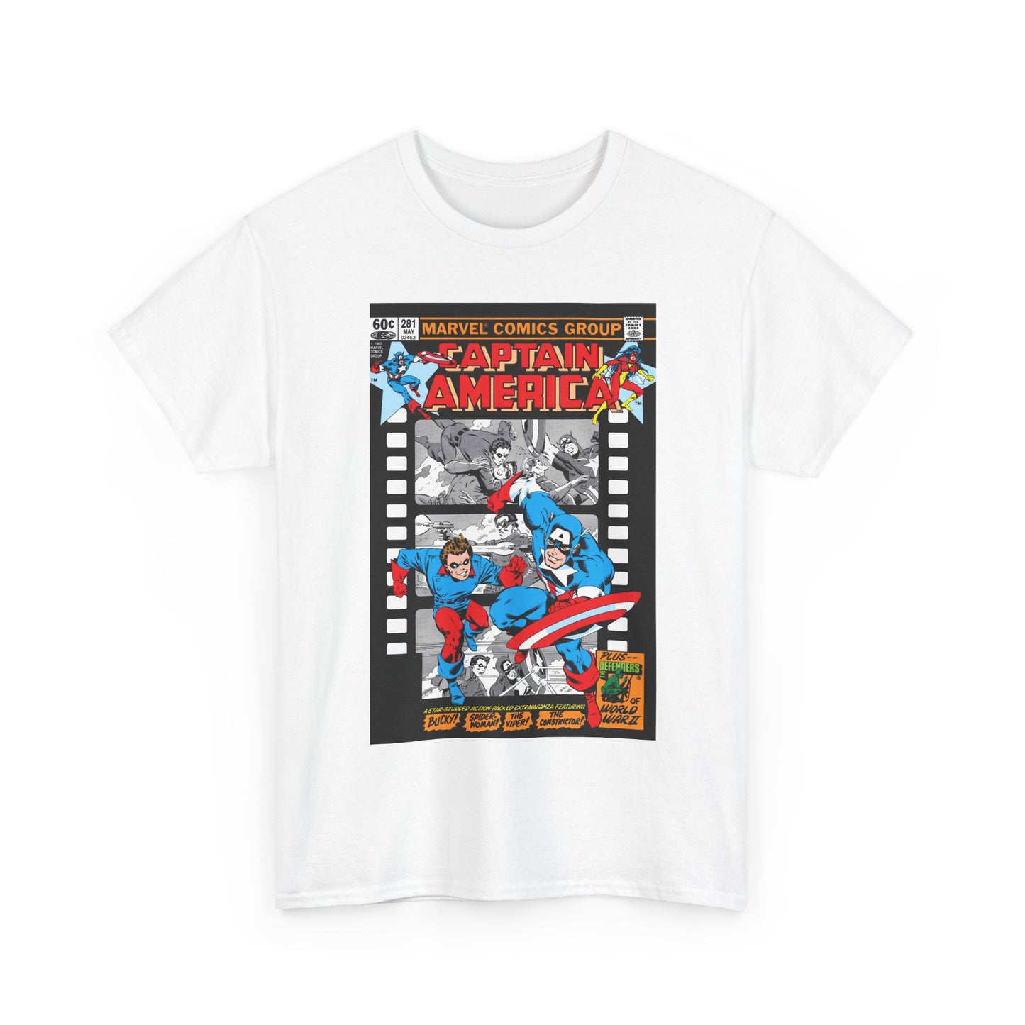 Captain America #281 T-Shirt - Mike Zeck Art - Marvel Comics