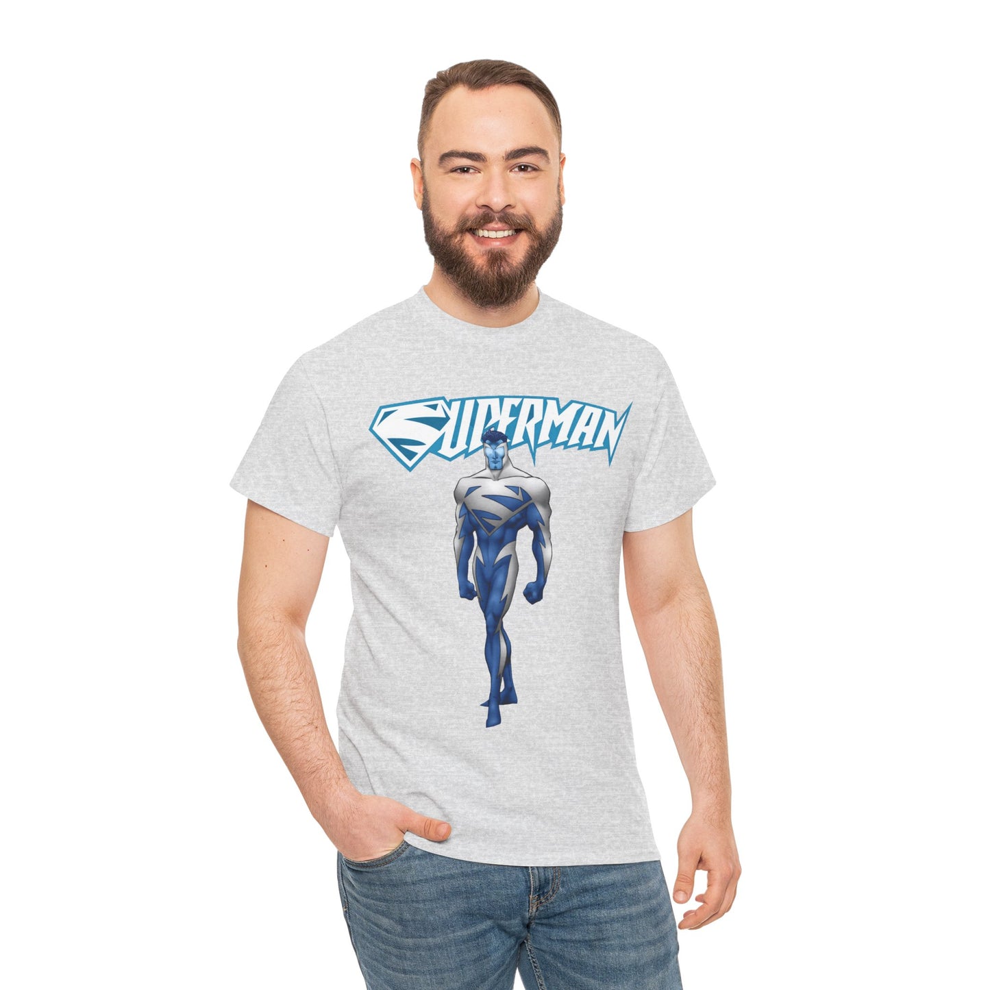 Superman T-Shirt - Clark Kent - Man of Steel - DC Comics - Electric Superman 1990s Storyline