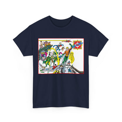 Who's Who in the DC Universe T-Shirt - George Perez Art - #1 Cover - Aquaman, Arion, Amazing Man, Amethyst - DC Comics