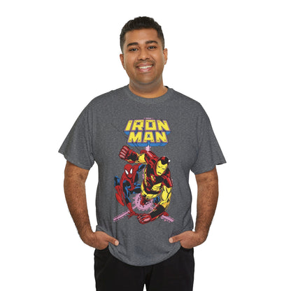 Iron-Man & Spider-Man T-Shirt - Butch Guice Art - Marvel Comics
