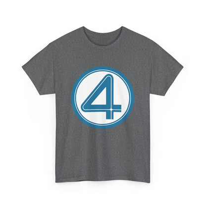 Fantastic Four Logo T-Shirt - New Marvel Movie 2025 - MCU - Pedro Pascal - 4 - Marvel Comics - Reed Richards