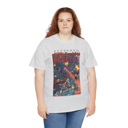 Superman: World of Krypton T-Shirt - George Perez Art - Superboy, Supergirl, Mon-El - DC Comics