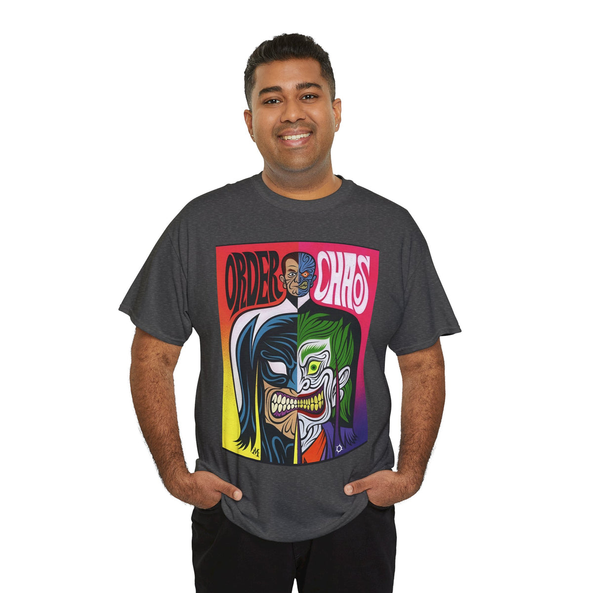 Joker Two-Face T-Shirt - Order/Chaos - DC Comics