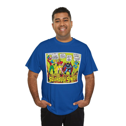 Squadron Sinister T-Shirt - Sal Buscema Art - Dr. Spectrum, Hyperion, Nighthawk, The Whizzer - Marvel Comics
