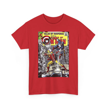 Tales of Suspense T-Shirt - George Perez #58 Cover Homage Art - Captain America & Iron Man - Marvel Comics
