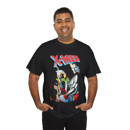 Uncanny X-Men T-Shirt - John Romita Jr Art - Storm, Wolverine, Rogue, Nightcrawler, Colossus, Shadowcat - Mutant Massacre - Marvel Comics