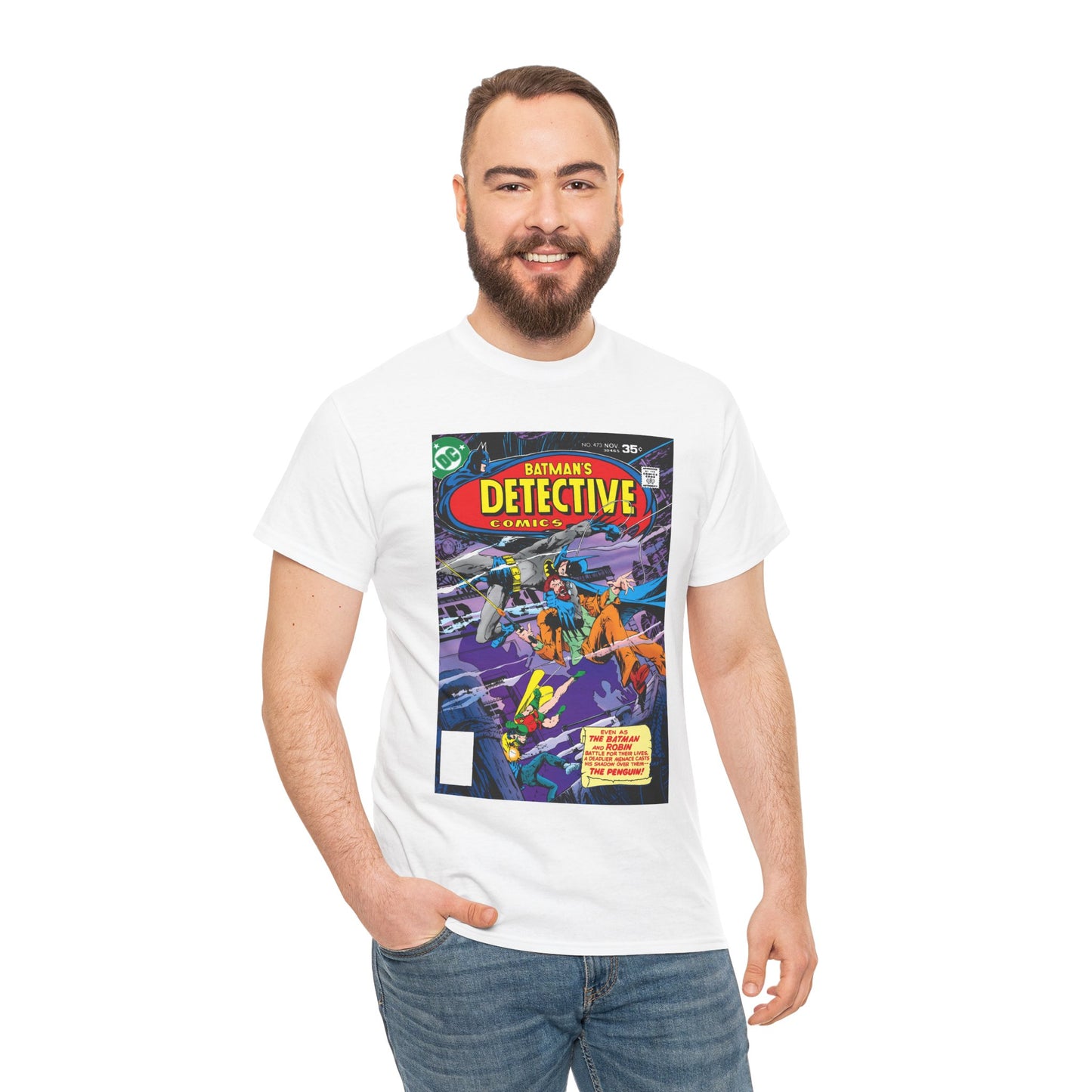 Detective Comics #473 T-Shirt - Marshall Rogers Art - Robin Appearance - DC Comics