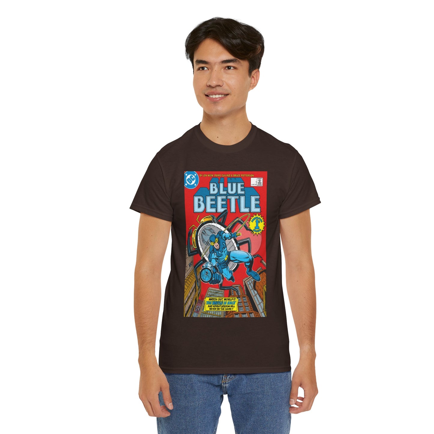 Blue Beetle #1 T-Shirt - Paris Cullins Art - Ted Kord - DC Comics
