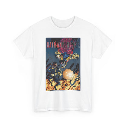 Batman/Punisher T-Shirt - Barry Kitson Art - Lake of Fire, AzBats - DC Comics/Marvel Comics