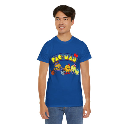 Pac-Man T-Shirt - Ms Pac-Man, Baby Pac - Hanna-Barbera Saturday Morning Cartoon - Popular 1980s TV Animation