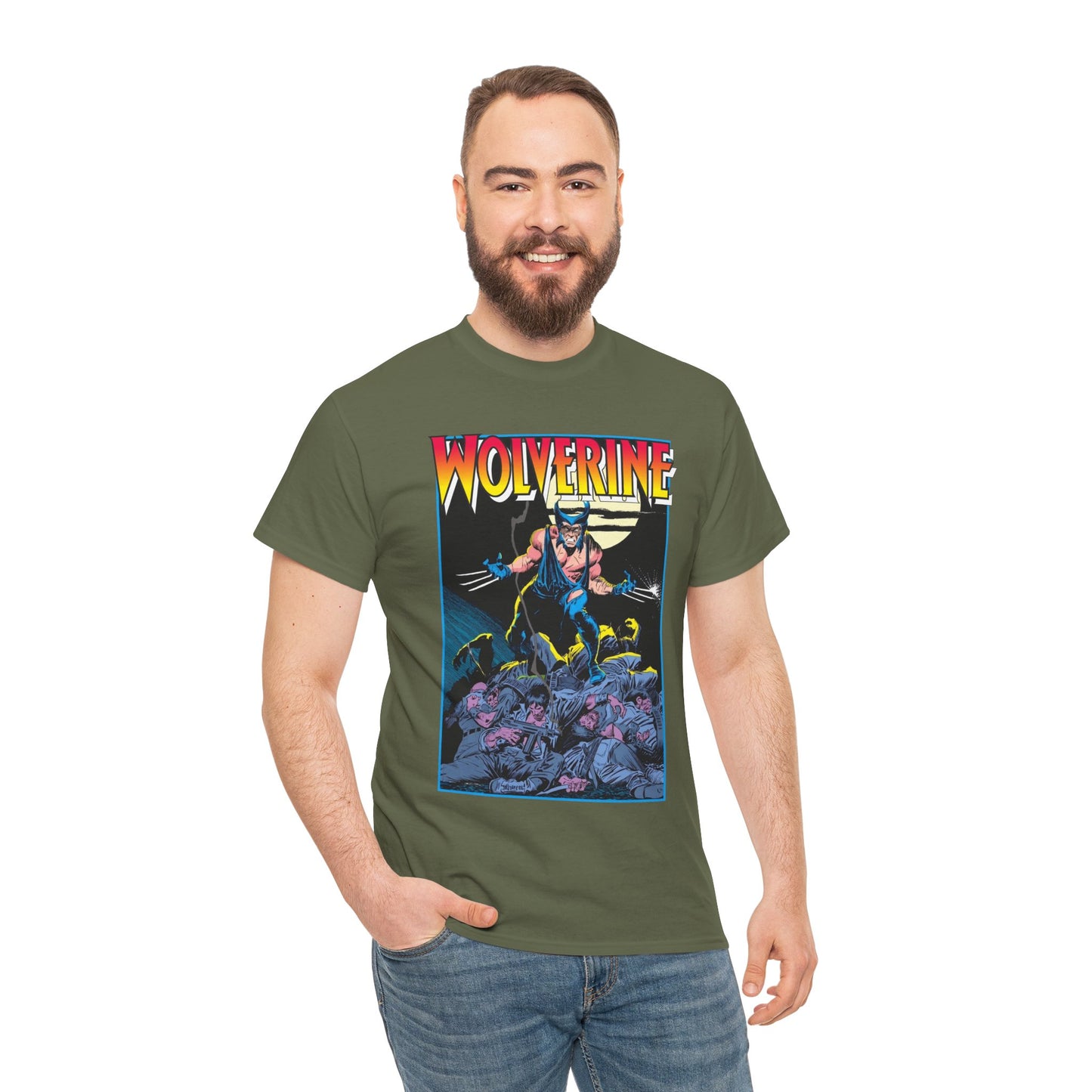 Wolverine T-Shirt - John Buscema Art - #1 Cover Art 1988 - Marvel Comics