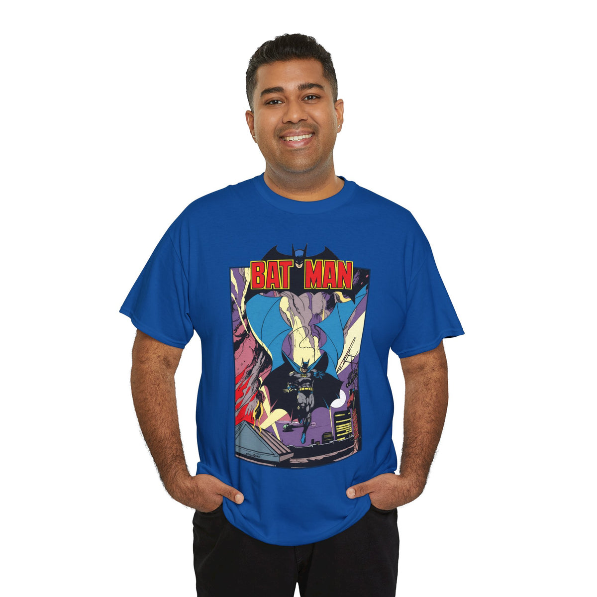 Batman T-Shirt - Neal Adams Art - Retro Bronze-Age Art - DC Comics