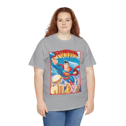 Superman The Animated Series T-Shirt - DC Comics - WB Cartoon 1990s - Metropolis - Man of Steel - Daily Planet
