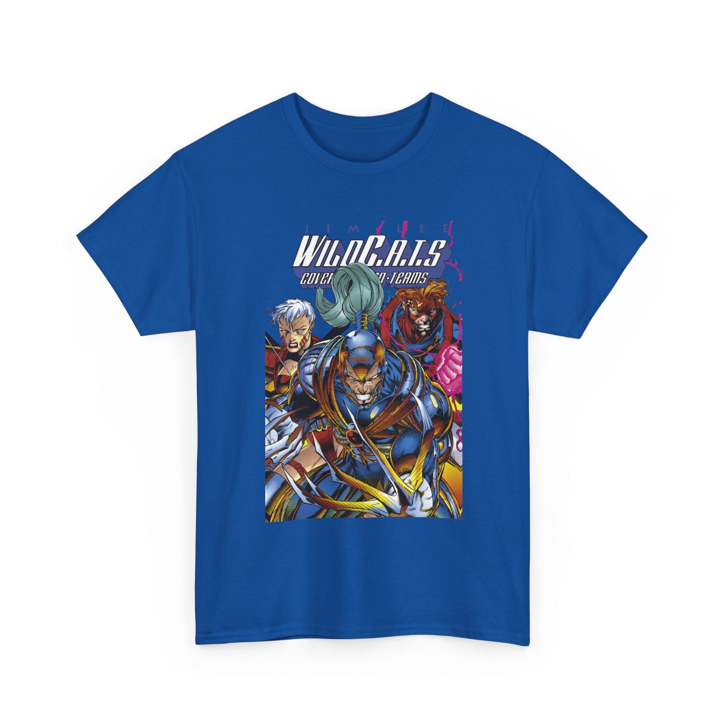 Wildcats T-Shirt - Jim Lee Art - Spartan, Warblade, Zealot - DC/Wildstorm/Image Comics