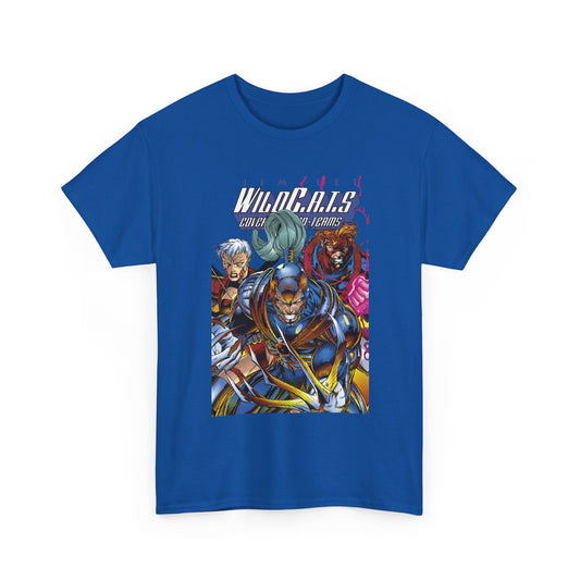 Wildcats T-Shirt - Jim Lee Art - Spartan, Warblade, Zealot - DC/Wildstorm/Image Comics