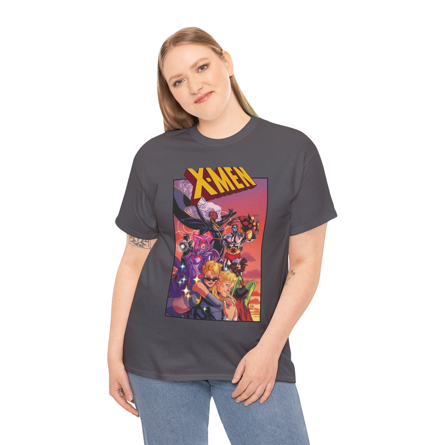 X-Men Outback T-Shirt - Russell Dauterman Art - Storm, Wolverine, Psylocke, Longshot, Havok, Rogue, Colossus, Dazzler - Marvel Comics