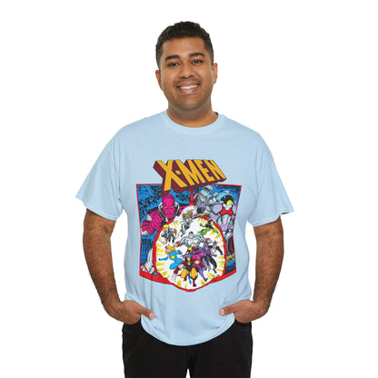 Uncanny X-Men T-Shirt - Arthur Adams Art - Wolverine, Havok, Rogue, Colossus, Psylocke, Longshot, Storm, Dazzler - High Evolutionary - Marvel Comics