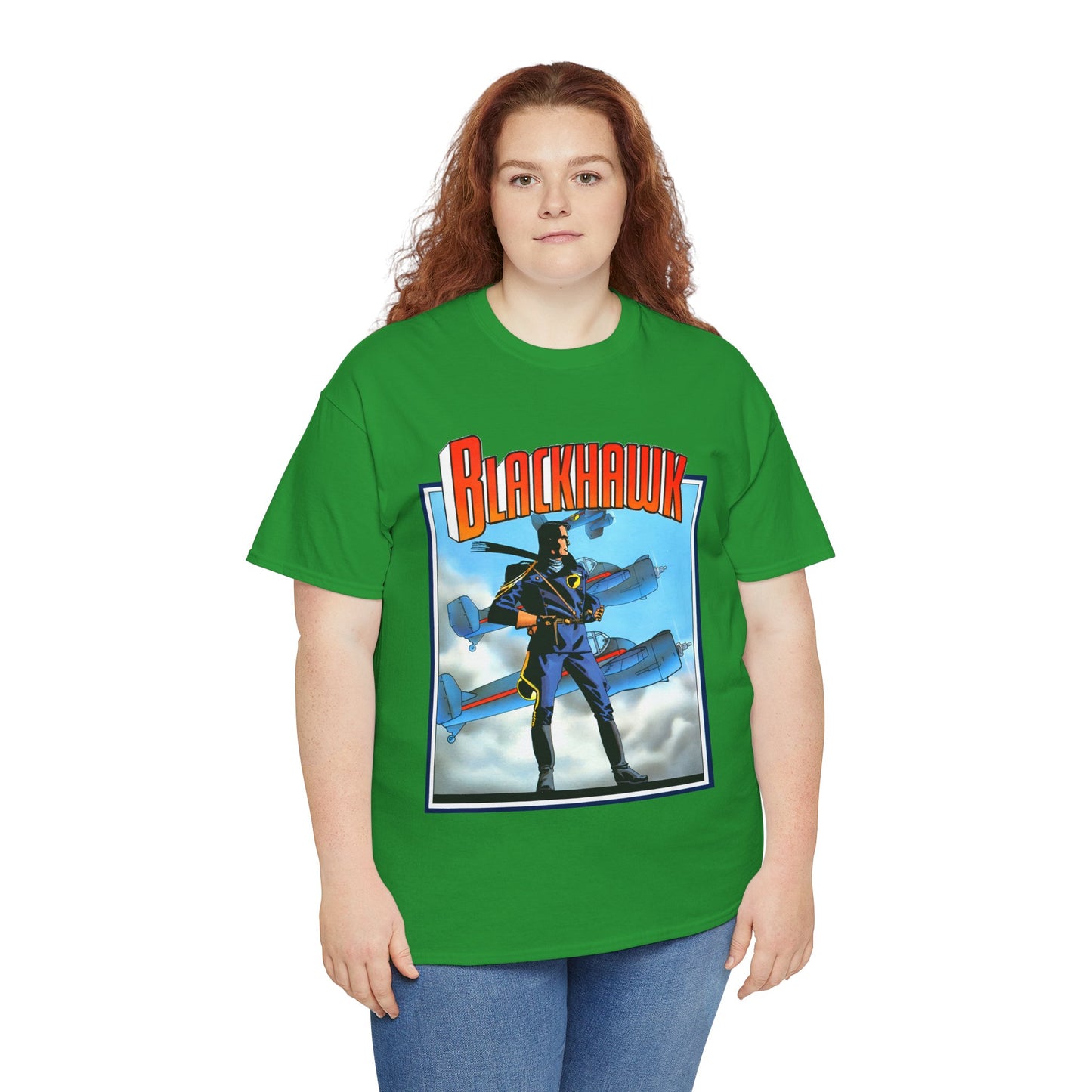 Blackhawk T-Shirt - Howard Chaykin Art - World War II Anti-Nazi Ace Pilots - DC Comics