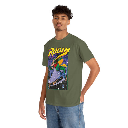 Robin T-Shirt - Tom Grummett Art - Tim Drake, Batman Family, Gotham City - DC Comics