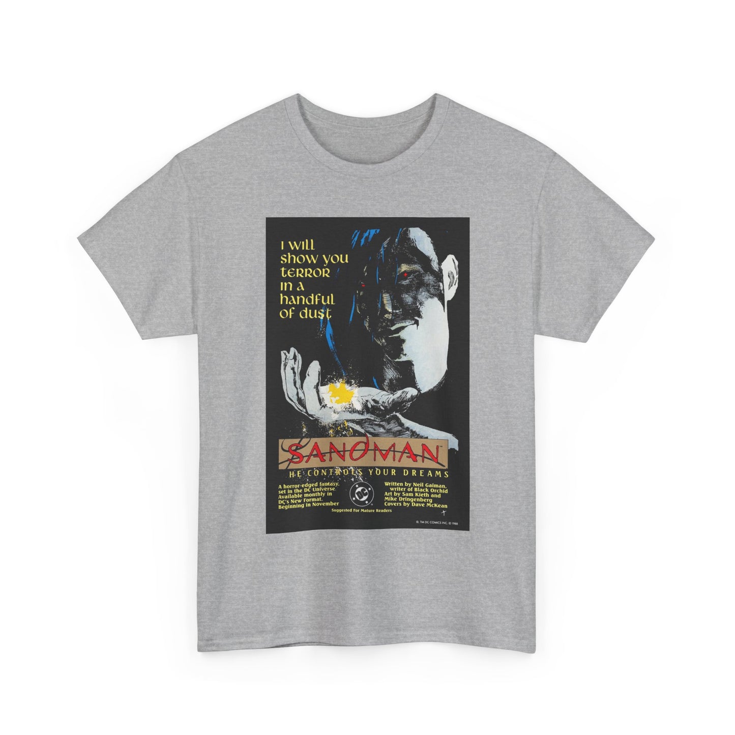 Sandman Ad T-Shirt - 1988 DC/Vertigo Comics