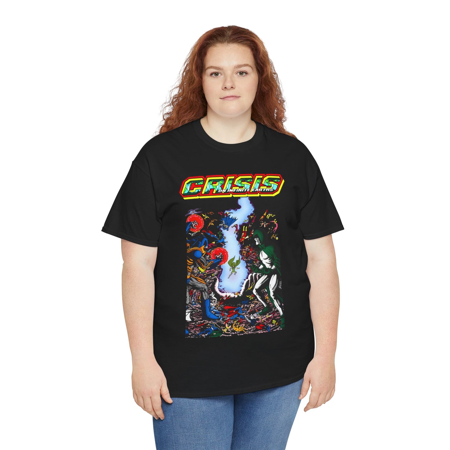 Crisis on Infinite Earths T-Shirt - George Perez Art - #10 Cover - Spectre Vs Anti-Monitor - DC Comics