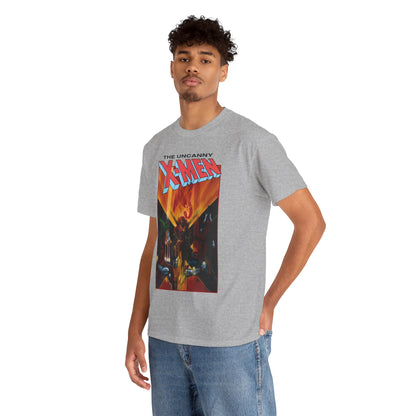 Uncanny X-Men T-Shirt - Bill Sienkiewicz Art - Phoenix, Cyclops, Colossus, Wolverine - Marvel Comics