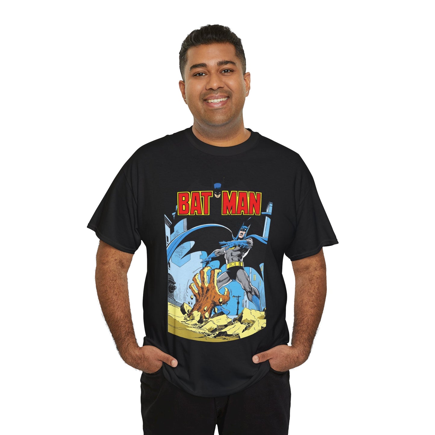 Batman T-Shirt - Jim Aparo Art - Bronze Age Art - Vs the Mole - DC Comics
