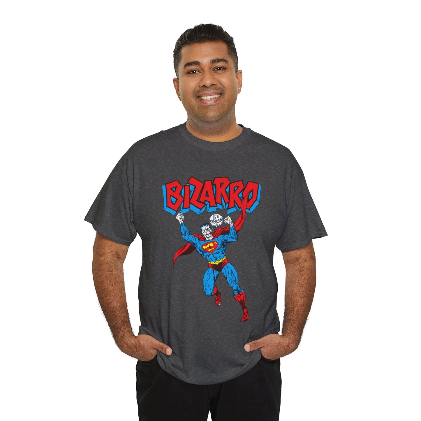 Bizarro T-Shirt - Superman Villain - DC Comics - Bizarro World - Who's Who Art - Silver Age Favourite