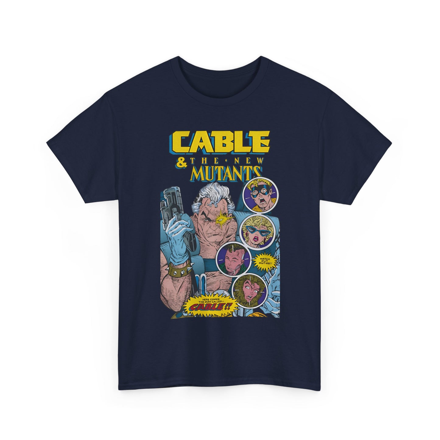 Cable & the New Mutants T-Shirt - #87 Cover Art - Wolfsbane, Boom-Boom, Cannonball - Marvel Comics