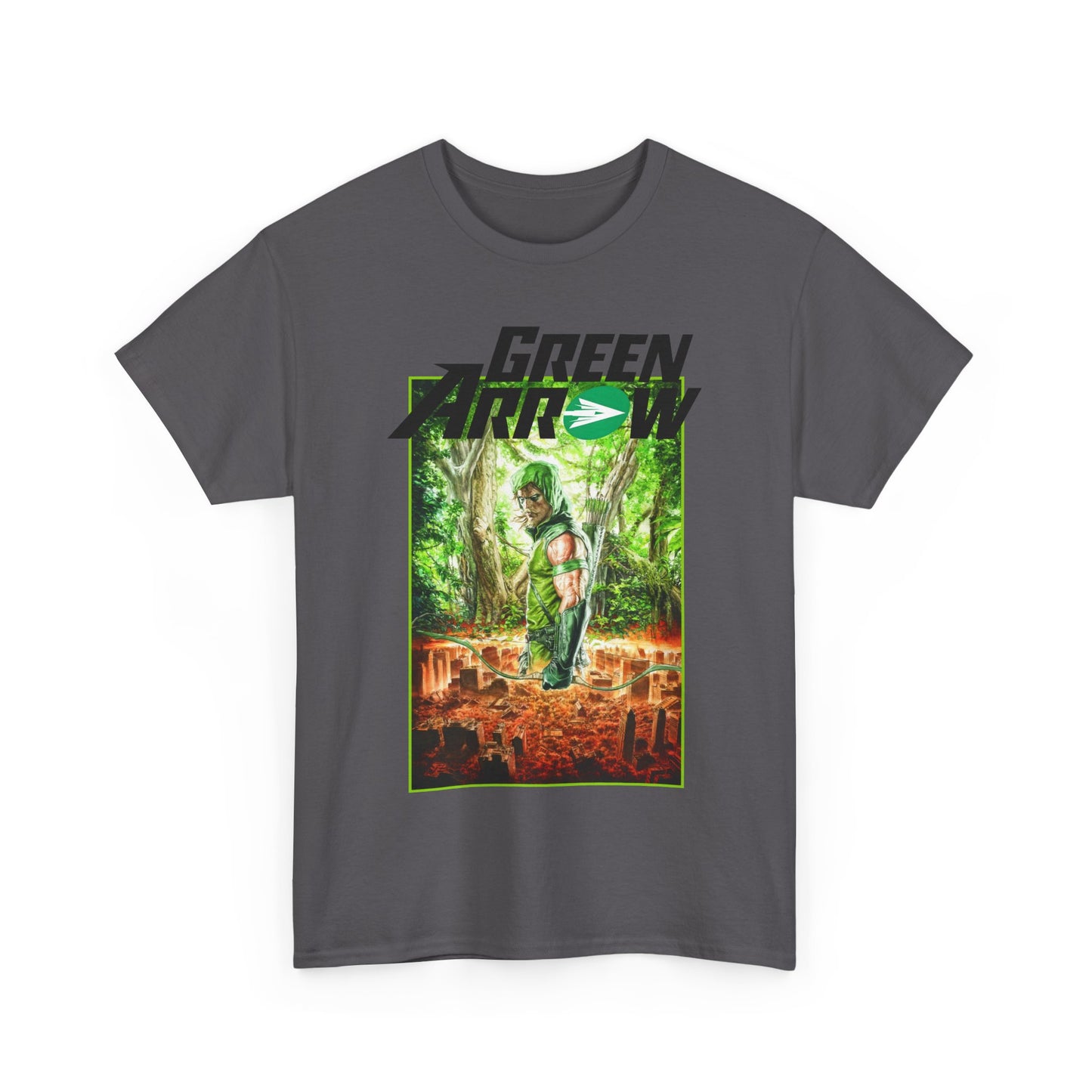 Green Arrow T-Shirt - Mauro Cascioli Art - Brightest Night Cover - Emerald Archer - DC Comics