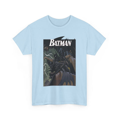 Batman T-Shirt - Norm Breyfogle Art - 1990s Dark Knight Detective - Gotham City - Perched on A Gargoyle - DC Comics