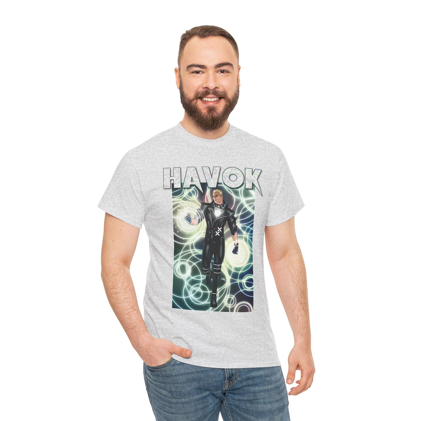 Havok T-Shirt - X-Men, X-Factor Member & Leader - Mutant Hero - Alex Summers, Brother to Scott Summers, Cyclops - Marvel Comics