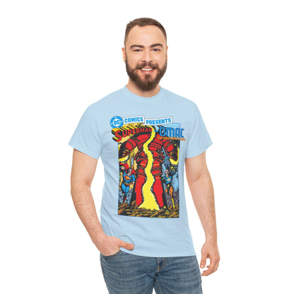 DC Comics Presents #61 T-Shirt - George Perez Art - Superman & OMAC Team-Up - DC Comics