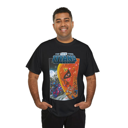 New Teen Titans T-Shirt - George Perez Art - Judas Contract - Deathstroke, Nightwing, Terra, Jericho, Raven, Cyborg, Wonder Girl - DC Comics