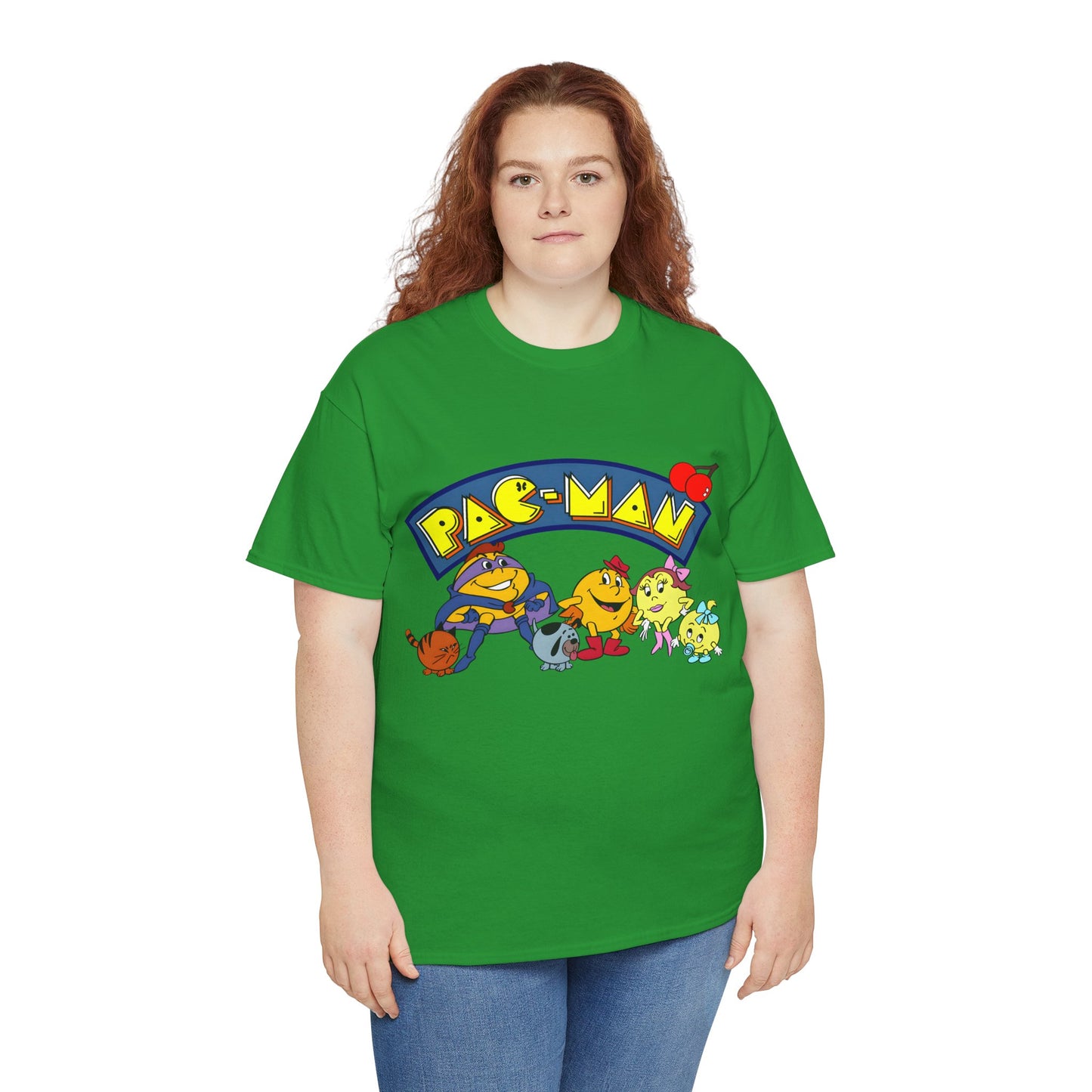 Pac-Man T-Shirt - Ms Pac-Man, Baby Pac - Hanna-Barbera Saturday Morning Cartoon - Popular 1980s TV Animation