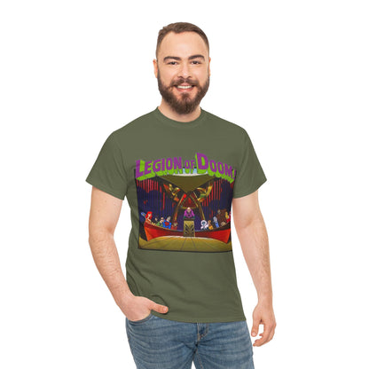 Legion of Doom T-Shirt - Super Friends Cartoon - Lex Luthor, Grodd, Brainiac, Giganta, Riddler, Bizarro, Scarecrow, Hanna-Barbera Animation