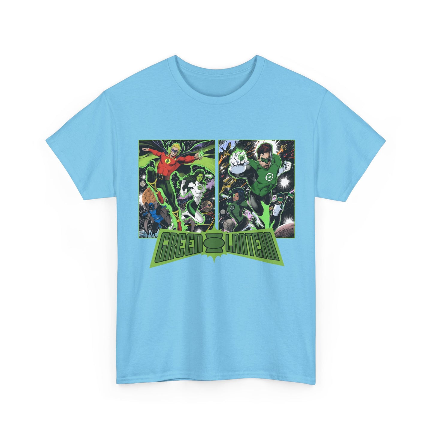 Green Lantern T-Shirt - Alan Scott, Jade, Obsidian, Hal Jordan, Jessica Cruz, Kyle Rayner - The Corps - DC Comics
