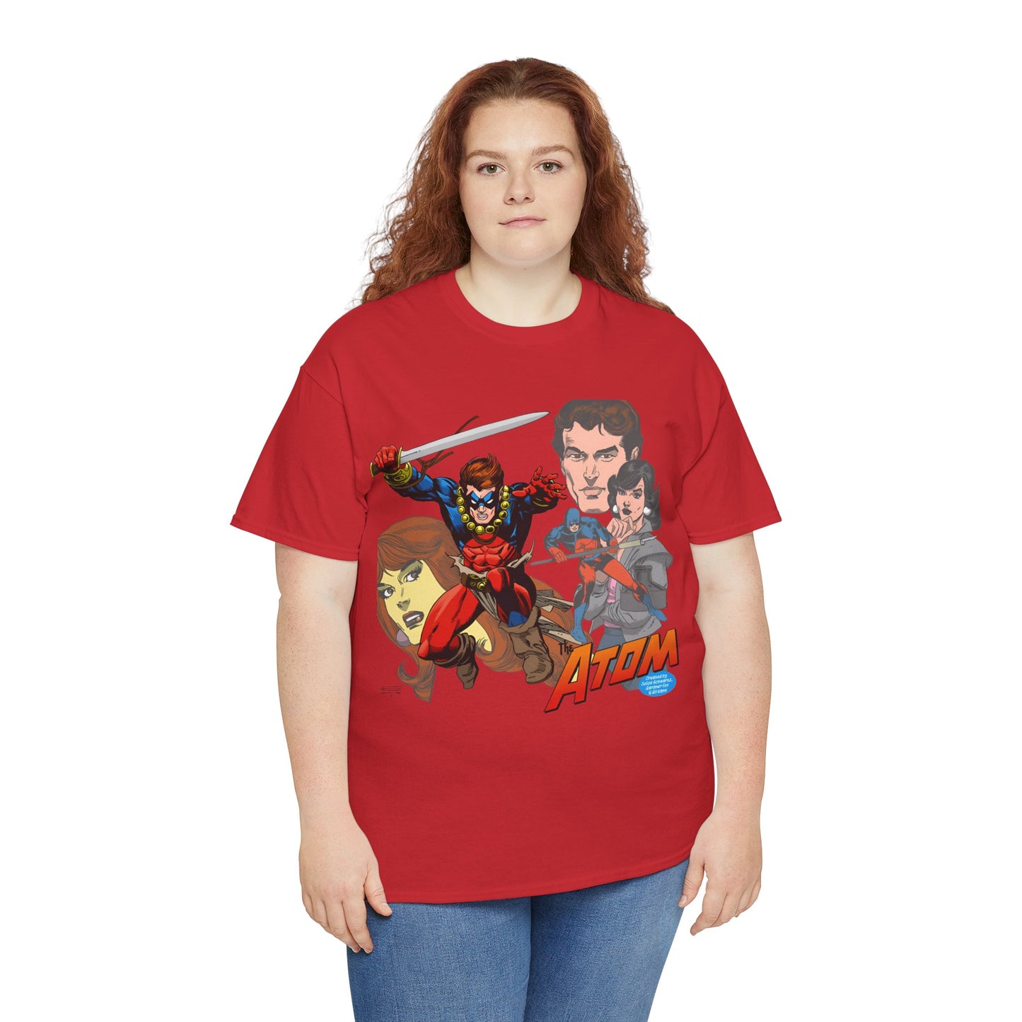 Atom T-Shirt - Gil Kane Art - Who's Who Image - Ray Palmer, JLA Member - Silver Age Hero - DC Comics