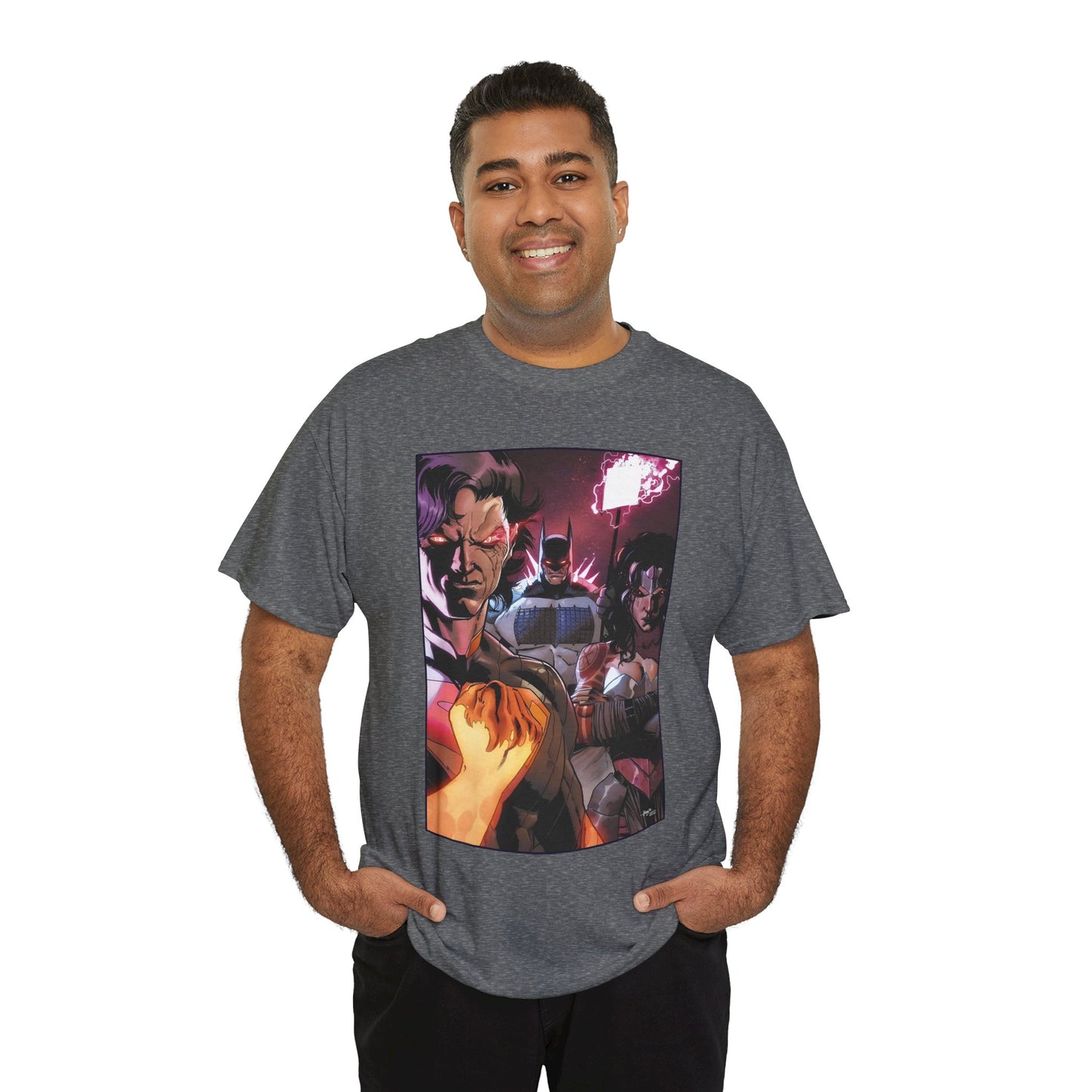 Absolute Trinity T-Shirt - Javier Fernandez Art - Superman, Batman, Wonder Woman - DC K.O. Variant Cover - DC Comics