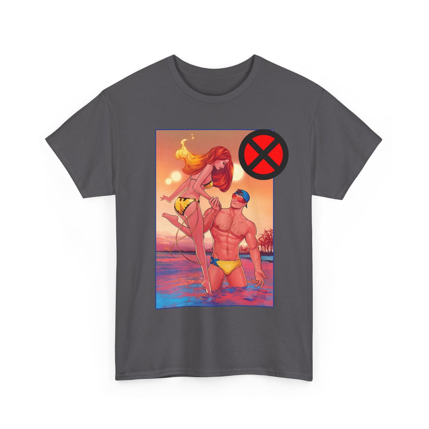 Scott Summers & Jean Grey T-Shirt - Russell Dauterman Art - X-Men - Marvel Comics