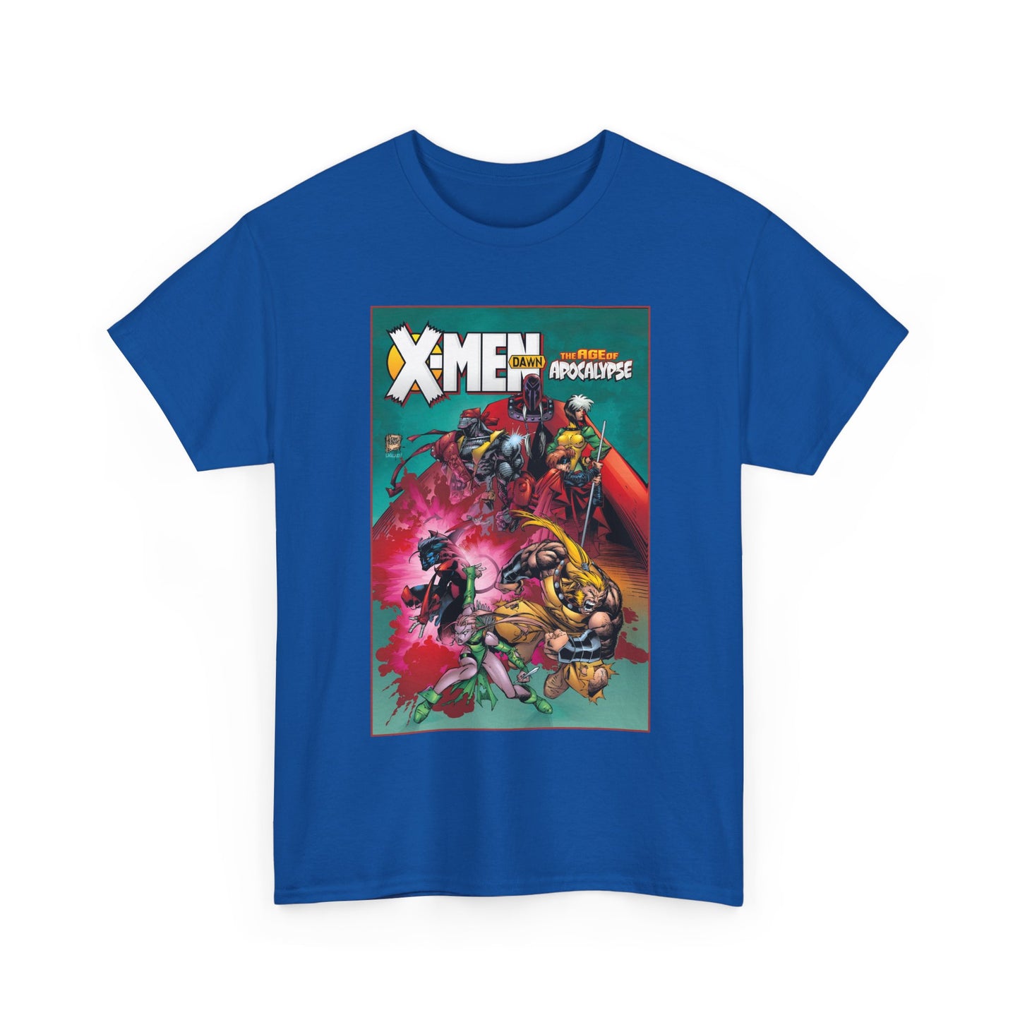 X-Men: Age of Apocalypse T-Shirt - Adam Kubert Art - Magneto, Rogue, Nightcrawler, Gambit, Blink, Sabretooth - Dawn - Marvel Comics