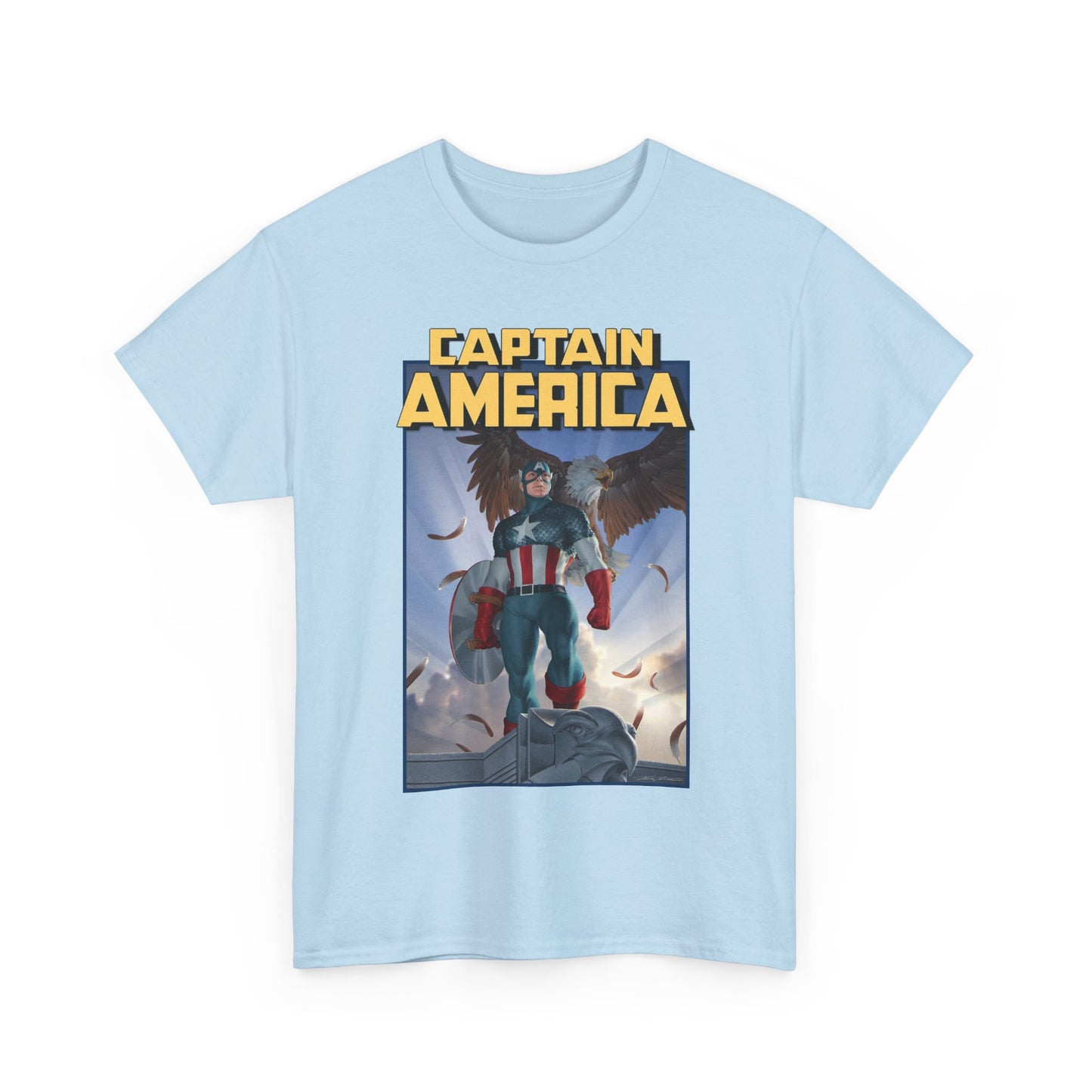 Captain America T-Shirt - Junggeun Yoon Art - Avengers Member - Marvel Comics