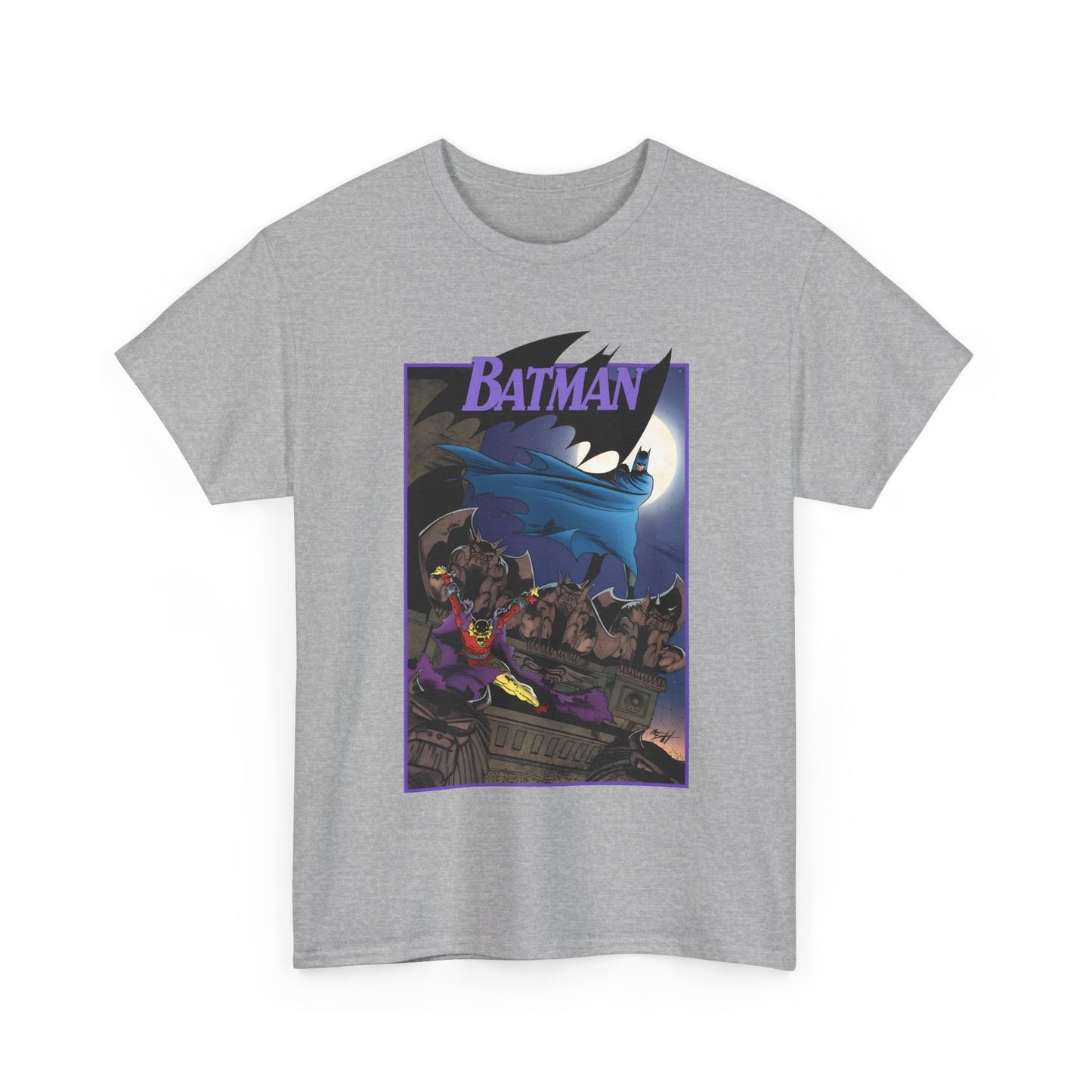 Batman T-Shirt - Norm Breyfogle Art - Etrigan, the Demon - Gotham City and Gargoyles - DC Comics
