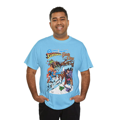 Superman & Santa Claus T-Shirt - José Luis García-López Art - DC Comics Presents #67 - Vs. Toyman