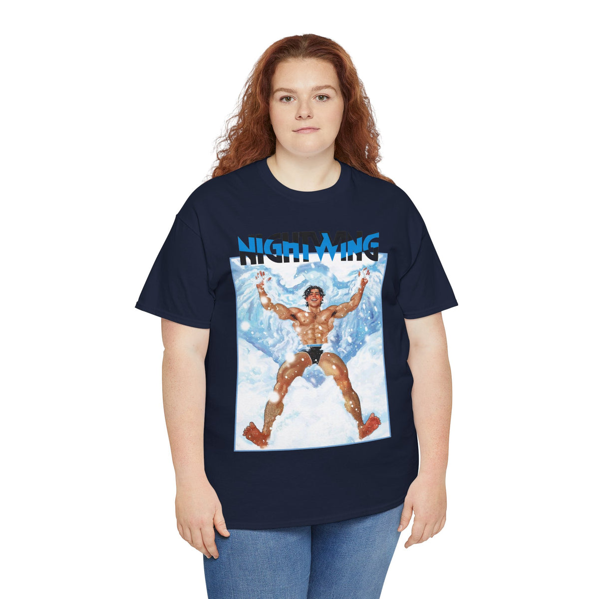 Nightwing T-Shirt - Nick Robles Art - Dick Grayson in the Snow - #111 Cover Art - DC Comics