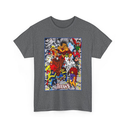New Titans T-Shirt - Tom Grummett Art - Nightwing, Pantha, Phantasm, Wildebeest, Red Star, Troia - DC Comics