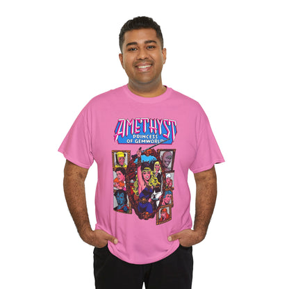 Amethyst Princess of Gemworld T-Shirt - Ernie Colon Art - Sardonyx, Dark Opal, Granch, Citrina - DC Comics