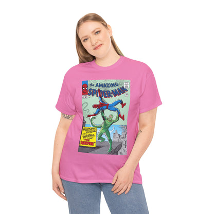 Amazing Spider-Man T-Shirt - Steve Ditko Art - Vs The Scorpion - Marvel Comics