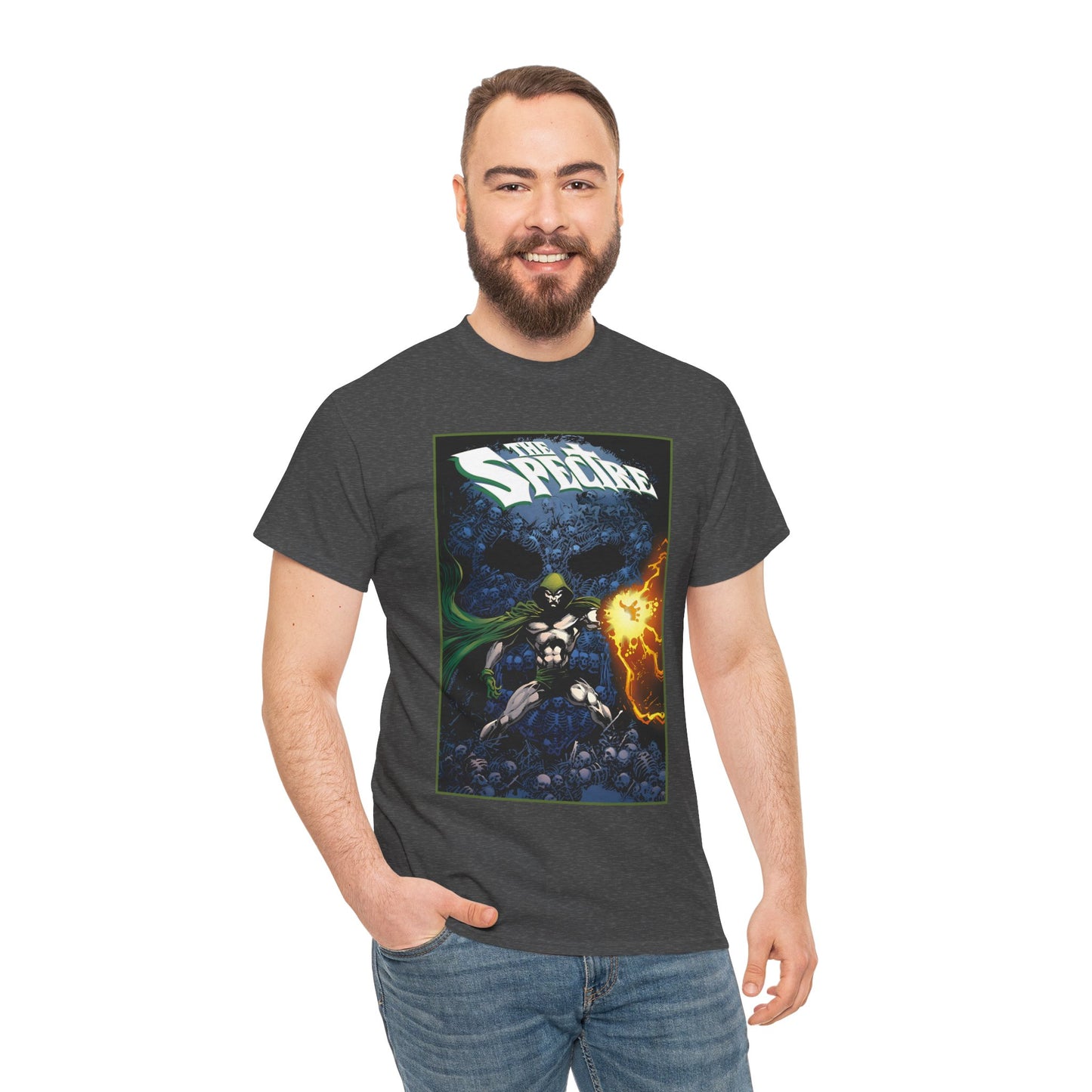 Spectre T-Shirt - Tom Mandrake Art - Jim Corrigan - 1980s Series - DC Comics