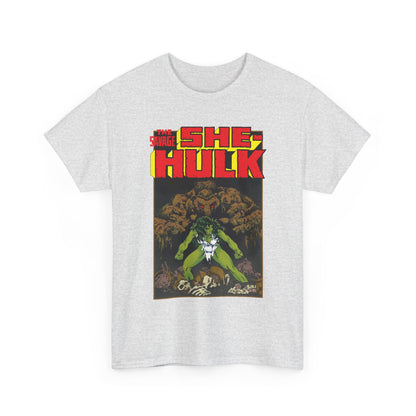 Savage She-Hulk & Man-Thing T-Shirt - Michael Golden Art - Marvel Comics